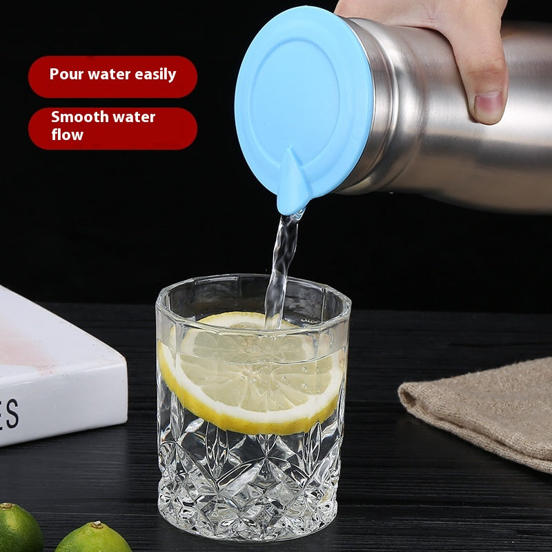 Minimalist Pitcher: Single-Layer Stainless Steel Cold Bottle