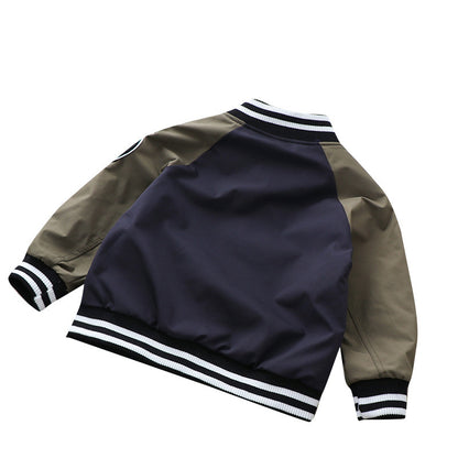 Varsity Heritage Stand Collar Baseball Jacket