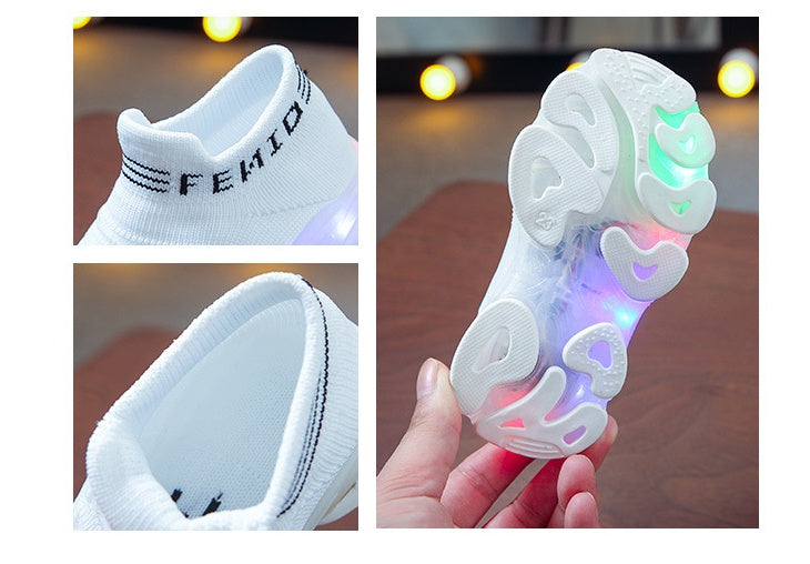 The Neon Path: LED Light-Up Shoes for Boys & Girls