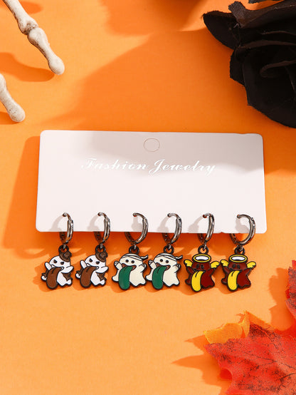 Cute And Quirky Alloy Jewelry High-end Earring Set