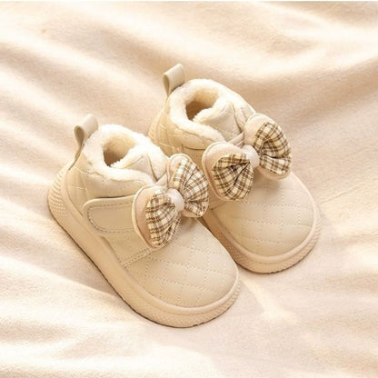 The Velvet Snug: Baby Girl Thermal Snow Booties