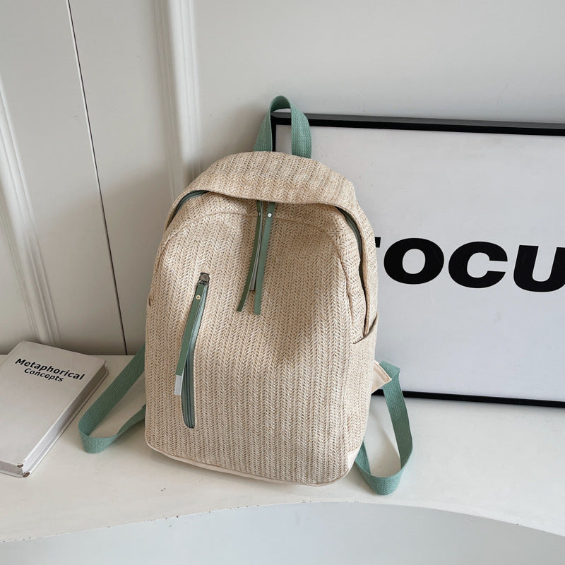 Minimalist Nylon Waterproof Schoolbag All-match Simple Leisure