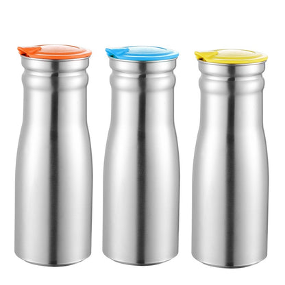 Minimalist Pitcher: Single-Layer Stainless Steel Cold Bottle