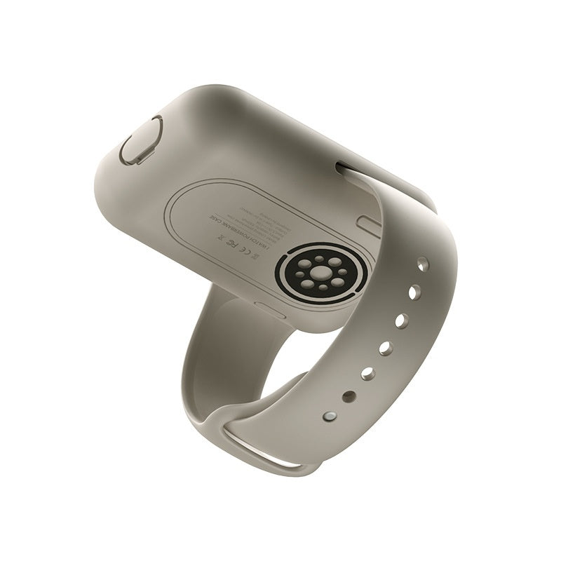 WristPower Watch: Portable Wireless Power Bank Compatible with Smartwatch
