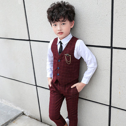 Autumnal Transition Waistcoat & Trousers Set