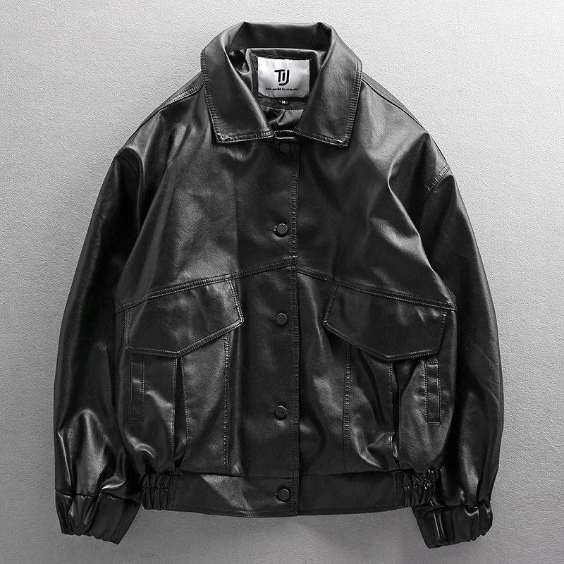 Spring Autumn Trendy Loose Motorcycle Clothing Effortless Cool