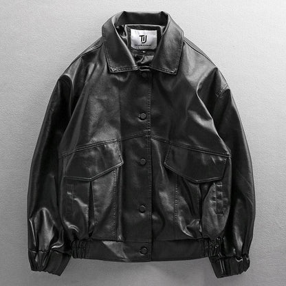 Spring Autumn Trendy Loose Motorcycle Clothing Effortless Cool