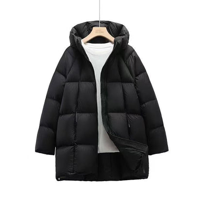 Women's Cloud Puff Fashion Hooded Thickened Thermal Coat