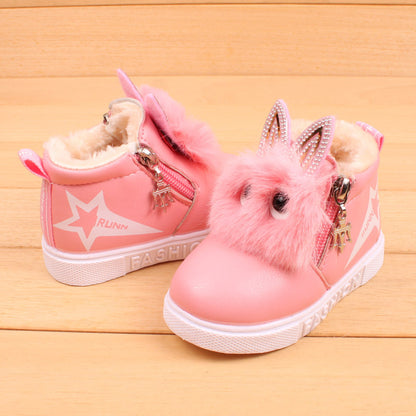 The Arctic Shield: Thick Cotton Snow Boots