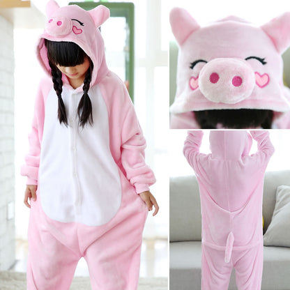 The Long Sleeve Flannel: Children’s Animal One-Piece