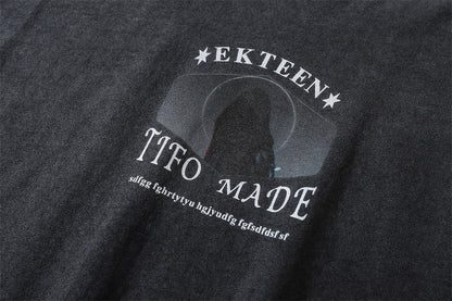 Fashion American Printed T-shirt Men