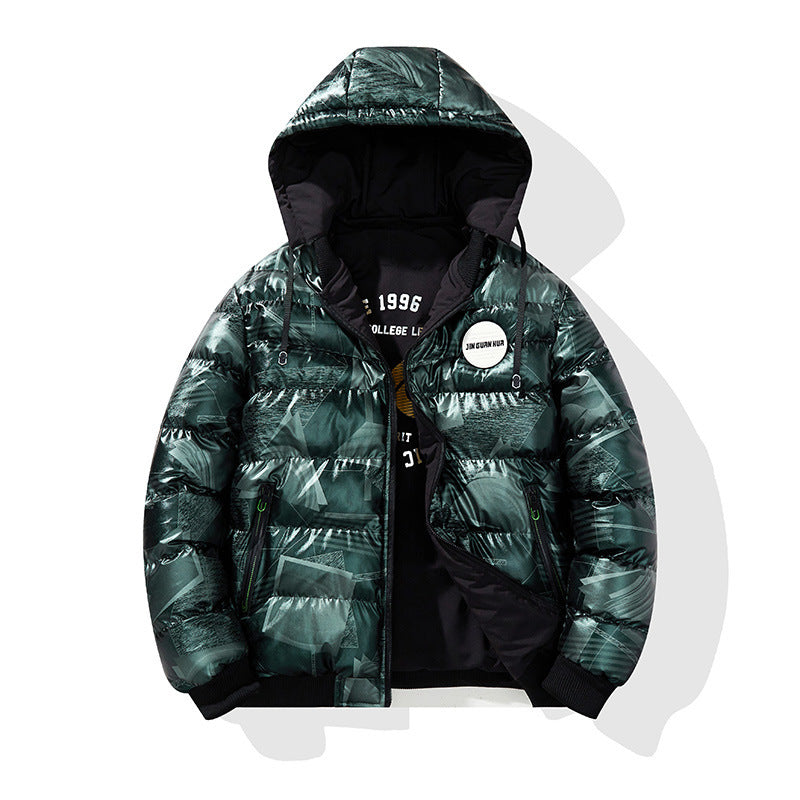 The Plus-Size Thermal: Thickened Hooded Cotton-Padded Men’s Coat