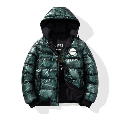 The Plus-Size Thermal: Thickened Hooded Cotton-Padded Men’s Coat