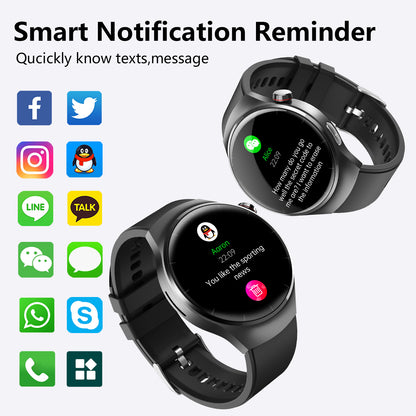 Fashion Smart Watch For Men Women Healthy Mornitoring Ips Screen Fitness Tracker With Bluetooth Call IP67 Waterproof Heart Rate Sleep SpO2 Monitor Pedometer Multiple Sports For Android IOS