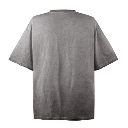 Distressed Dirty Casual Short-sleeved T-shirt For Men