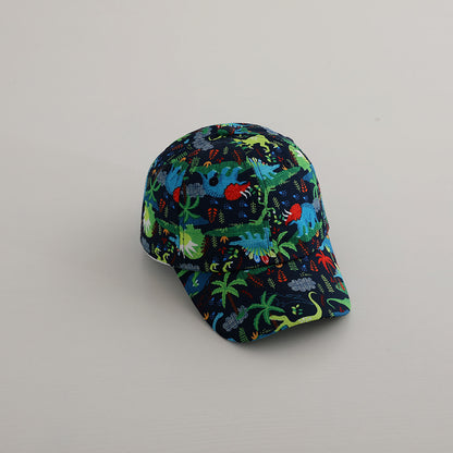 Cartoon Printed Children's Baseball Cap Sunshade Casual Girl Personalized Printed Boys' Peaked Cap