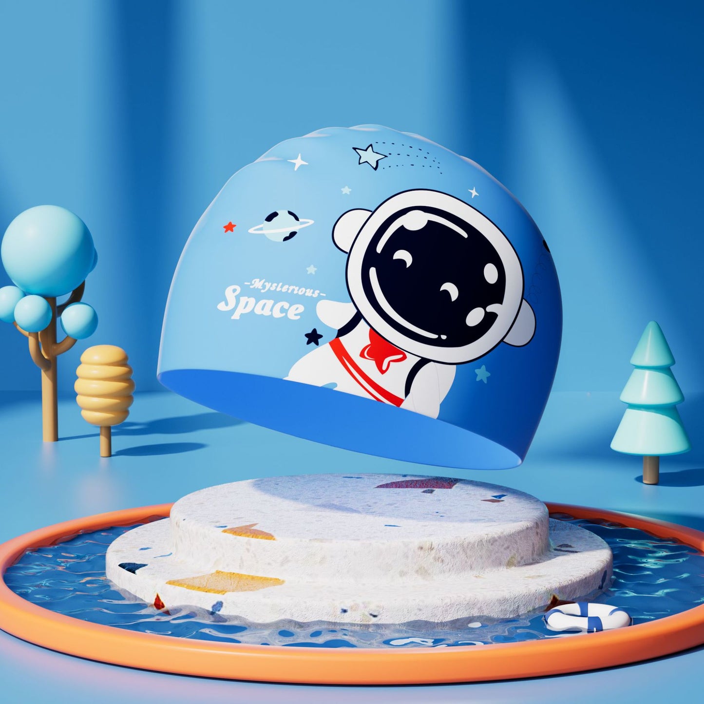 Hydro-Seal: Silicone Long-Hair Waterproof Swimming Cap