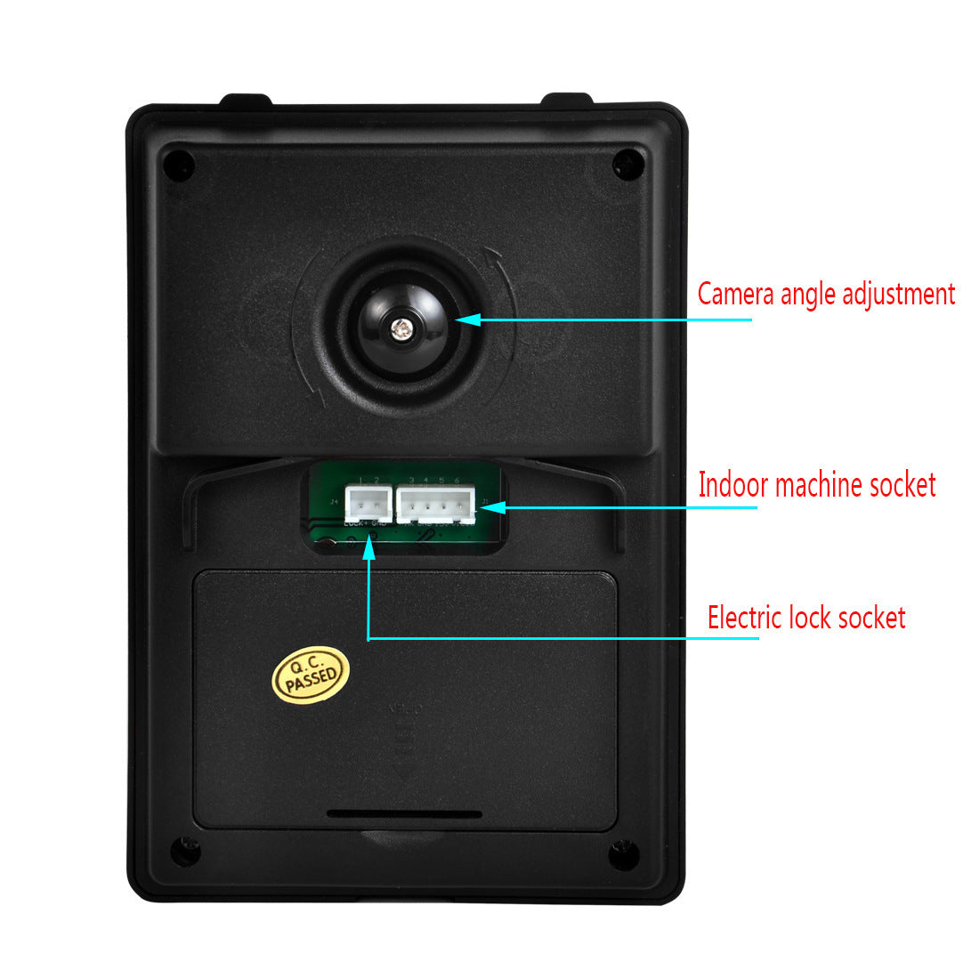 High-definition Color Night Vision Rainproof Function Video Doorbell
