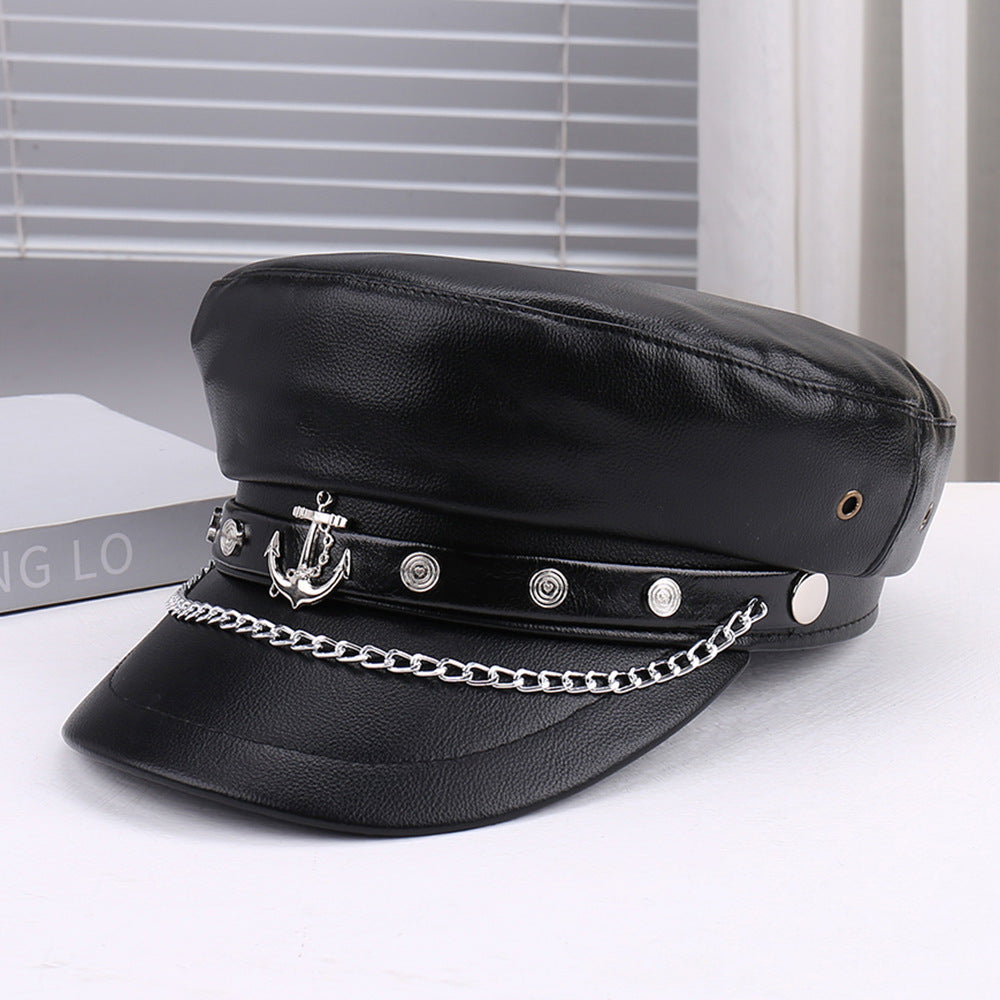 Artistic Retro Personality Light All-matching Peaked Cap