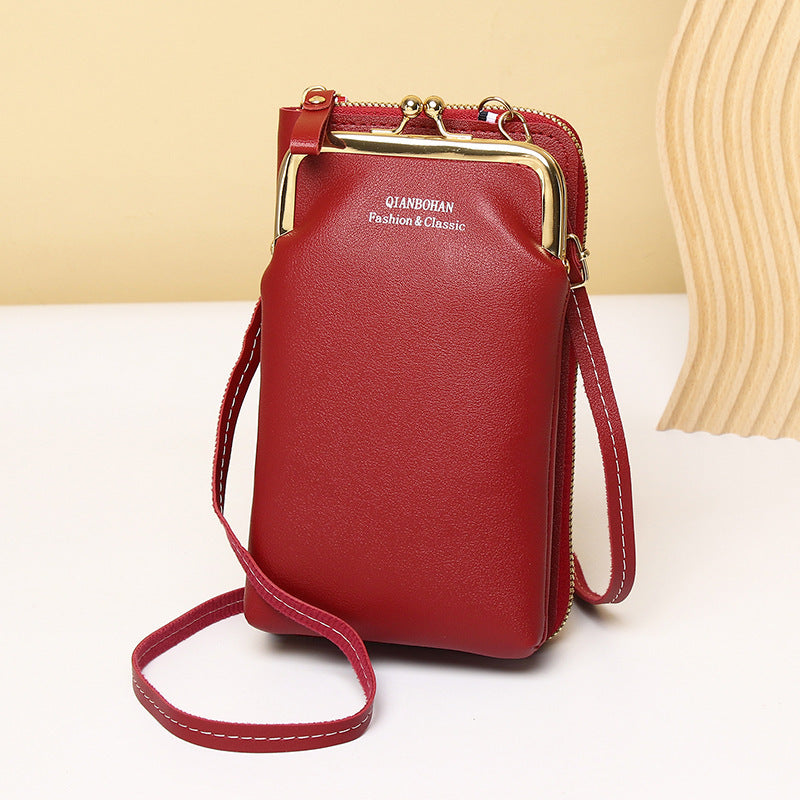 Mobile Phone Bag Female Crossbody Vertical Multi-function