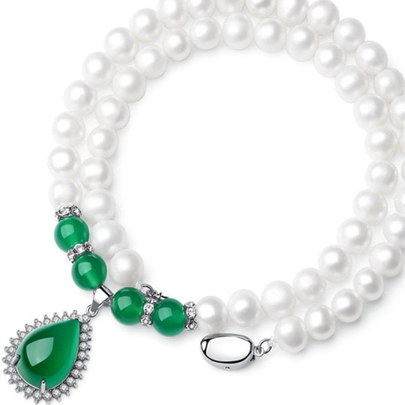 925 Silver Shell Pearl Necklace