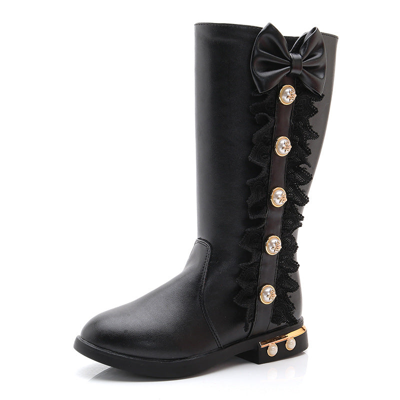 Fleece-Lined Grace: Girls’ New Winter Fleece Boots