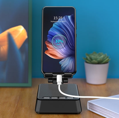 The Broadcaster Pro: HD Mic Smart Phone Stand Speaker