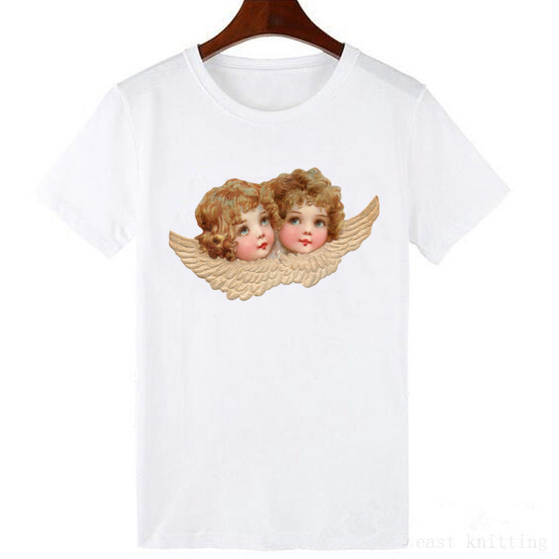 Adam and Eve crewneck T-shirt
