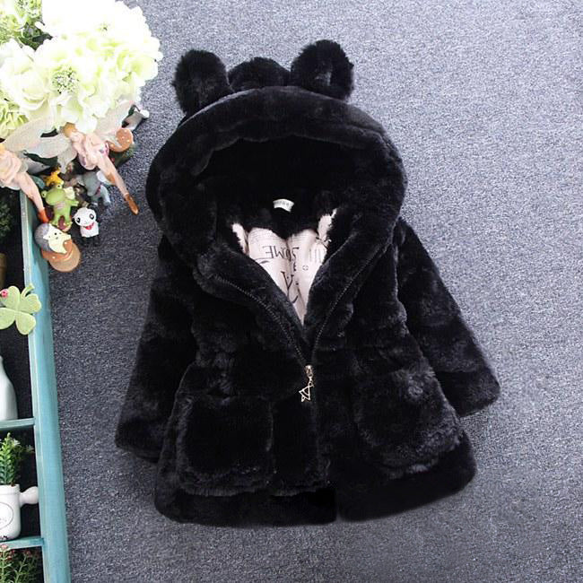 The Autumn Fur: Girls’ Luxury Fur Coat for Autumn Winter