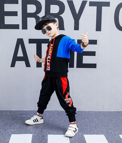 The Big Boy Kinetic: Korean-Style Long-Sleeve Sports Two-Piece
