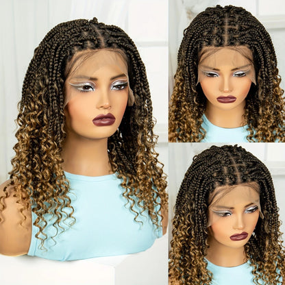 Three-strand Braid Fly Full Lace Synthetic Wigs
