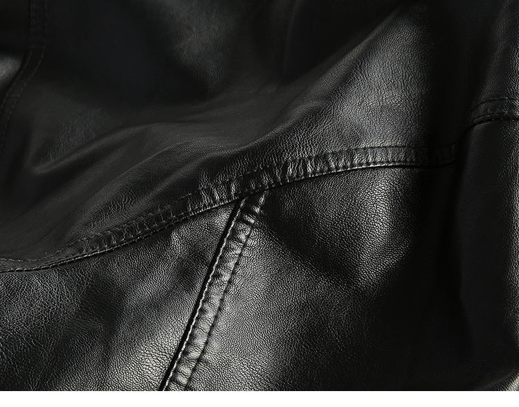 European American Street Trend Handsome Loose Leather Clothes Urban Maverick