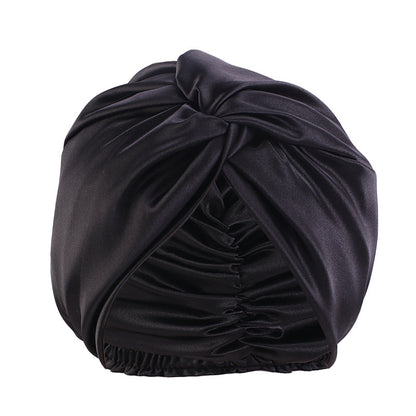Artificial Silk Double-layer Cross Twist Nightcap