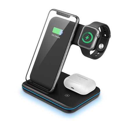 TriMount Charge: 3-in-1 Multi-Device Wireless Charging Bracket