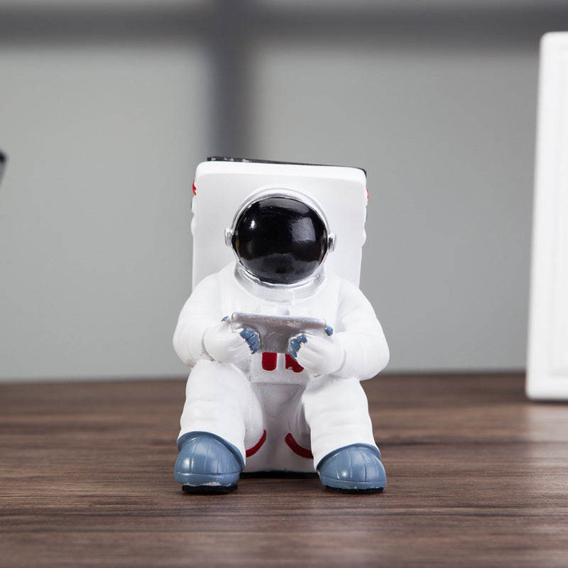 Astronaut Phone Stand | Cute Spaceman Desktop Holder & Creative Desk Decoration Gift