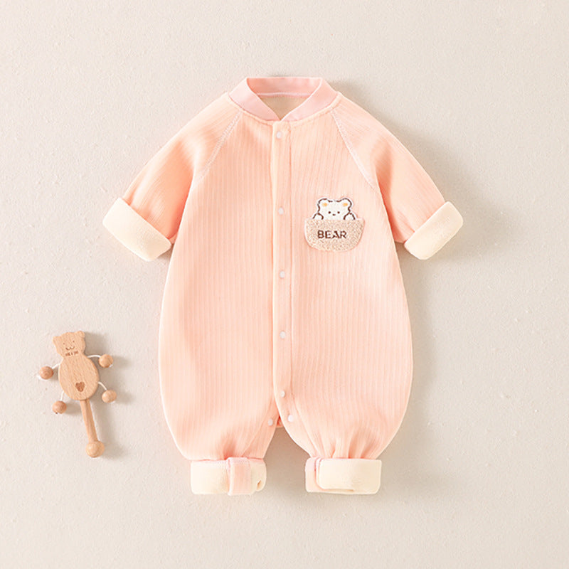 The First Winter: Autumn & Winter Newborn Jumpsuit