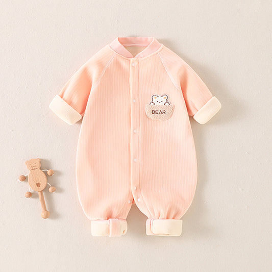 The First Winter: Autumn & Winter Newborn Jumpsuit