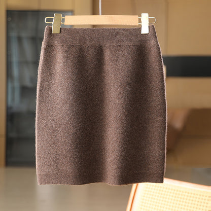 Women's Bags Body Little Short Dress Pure Wool Knit Skirt