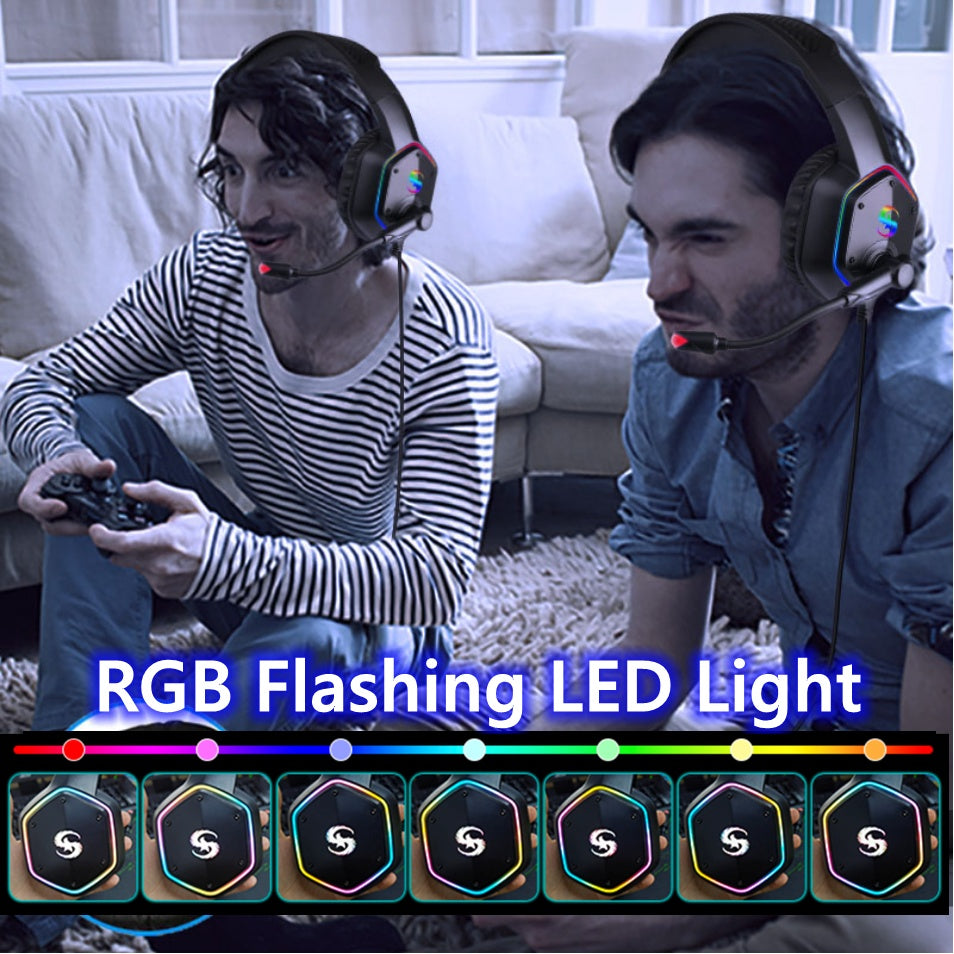 VortexGX: Gaming Headset with 3D Sound & Noise Canceling