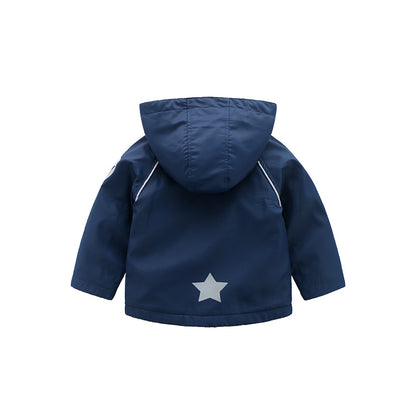The Fleece Pacing: Boys’ Hooded Fleece Performance Jacket