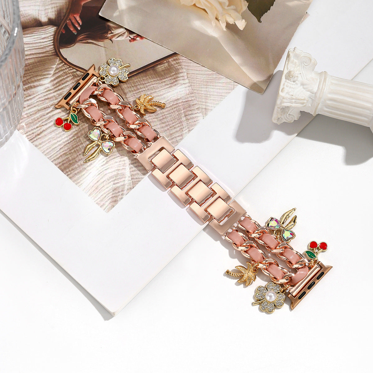 Fashion Sweet Strawberry Flower Strap