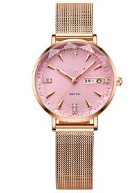 Rose Gold Pink Face Mesh Belt