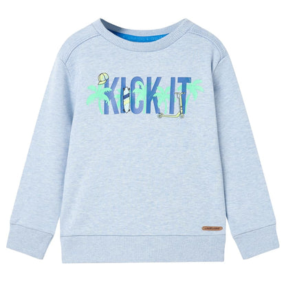 The Sky Melange: Premium Light Blue Sweatshirt Collection