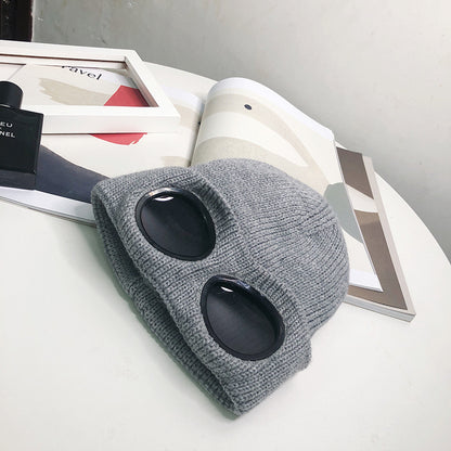 Pilot Wool Hat Winter Warm Knitted Hat