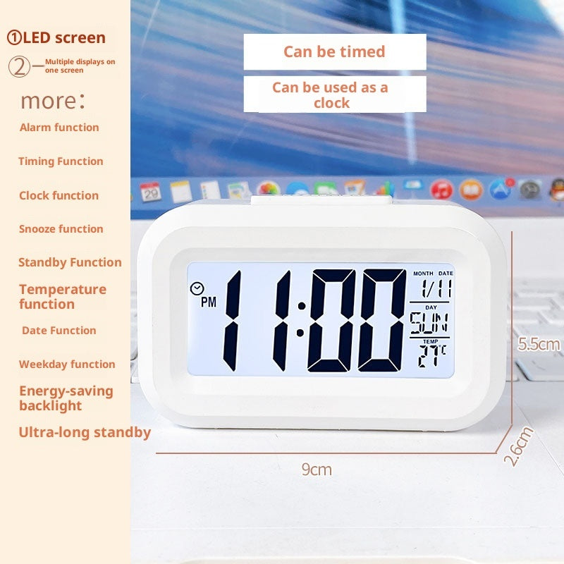Desktop Alarm Clock Fashionable Smart Multifunctional Electronic Clock