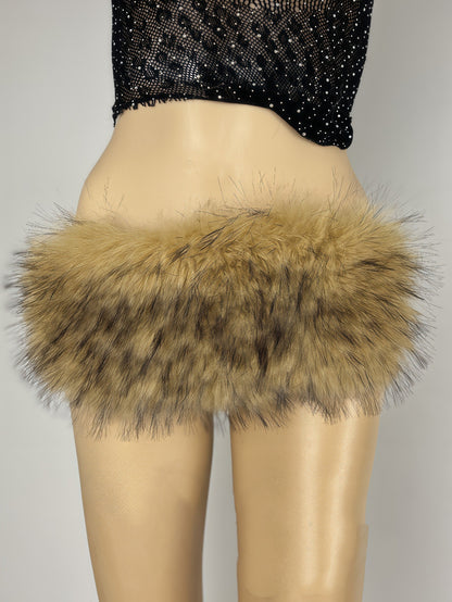 Fur Belt Retro Easy Matching Plush Waist Chain Waist Seal Waist Decorations