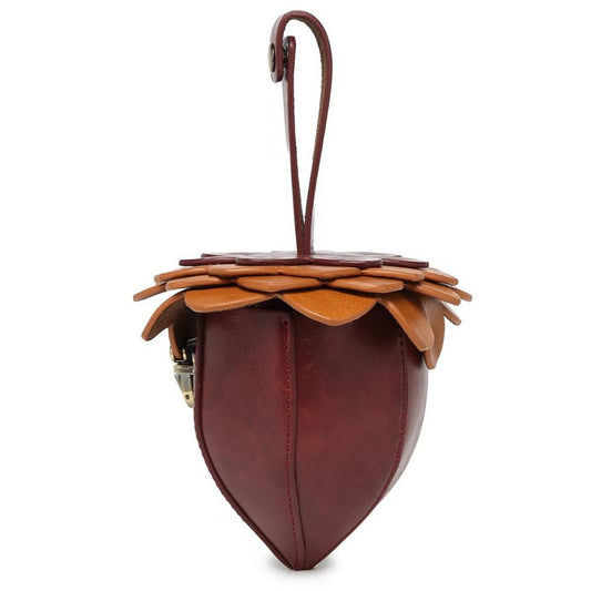 Acorn Shaped Creative Fun And Personality Lipstick Pack Pu Wallet