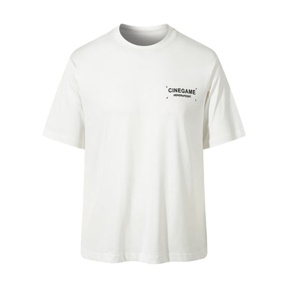 Fashion Letter Print Short-sleeve T-shirt Men