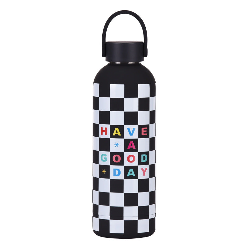 Student Insulator: Double-Layer Stainless Steel 500ml Mug