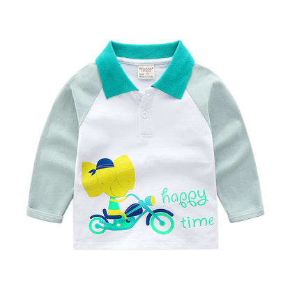The Polo Autumn: Boys’ Long-Sleeve Autumn POLO Performance Shirt